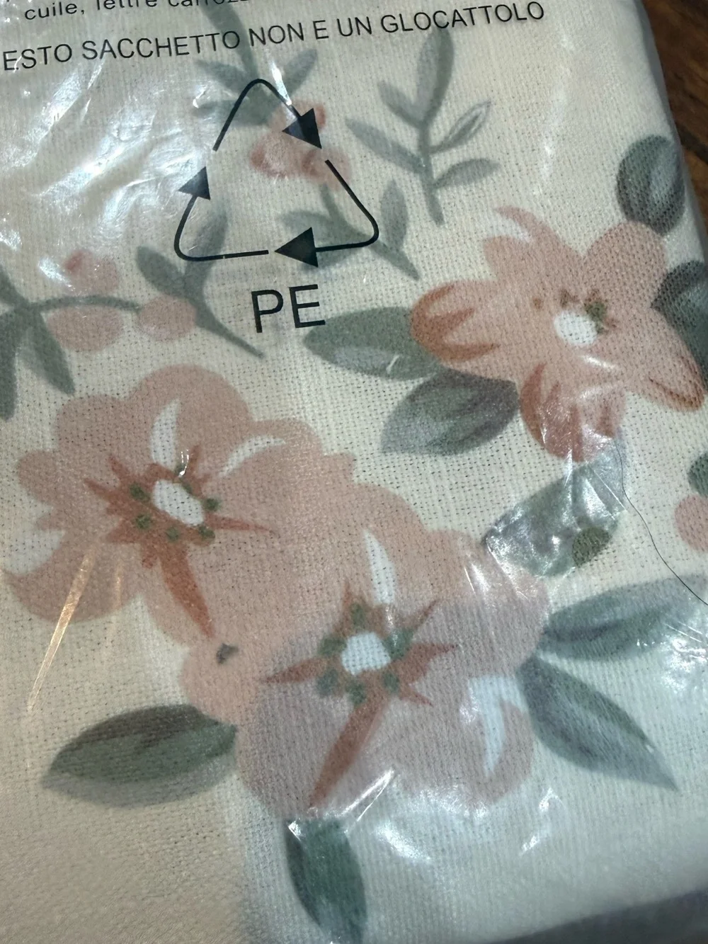 Floral Sheer Window Curtain Drapes in Cream Floral Rose- Home Accents 52W